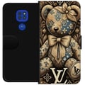 Miniatyrbillede 1 af 3: Kompatibel Tegnebogsetui til Motorola Moto G9 Play Teddy Vuitton