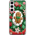Pikkukuva 1 / 3: Yhteensopiva Puhelinkuori Samsung Galaxy S23+ joulu piparkakku juliste piparkakku joulukeksit joulukuusi makeiset herkut joulumotiivi retrodesign