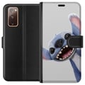 Miniatyrbild 1 av 3: Kompatibelt Plånboksfodral till Samsung Galaxy S20 FE Stitch i Fart – Kawaii Design för Fans & Barn