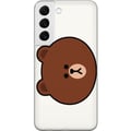 Miniatyrbilde 1 av 3: Kompatibelt Mobildeksel til Samsung Galaxy S22 5G line friends brown