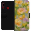 Miniatyrbilde 1 av 2: Kompatibelt Lommeboketui til Samsung Galaxy A20s Solvarme blomster i håndmalt romantisk stil