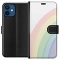 Miniatyrbillede 1 af 3: Kompatibel Tegnebogsetui til Apple iPhone 12 Regnbuen