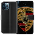 Miniatyrbild 1 av 3: Kompatibelt Plånboksfodral till Apple iPhone 12 Pro Porsche crest poster luxury car emblem sportbil logo Stuttgart klassisk retro design bil brand ar