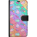 Miniatyrbilde 3 av 3: Kompatibelt Lommeboketui til Samsung Galaxy S23 Ultra Einhorn Katt