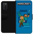Miniatyrbilde 1 av 2: Kompatibelt Lommeboketui til Samsung Galaxy A03s Minecraft Grotter