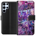 Pikkukuva 1 / 3: Yhteensopiva Lompakkokotelo Samsung Galaxy S22 Ultra 5G Valorant tytöt juliste Mira Rumi Zoey Riot Games anime-pelaaminen agentit neon-tyyli hahmo fa
