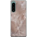 Pikkukuva 1 / 3: Yhteensopiva Puhelinkuori Sony Xperia 5 IV Marmori Vaaleanpunainen