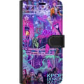 Pikkukuva 3 / 3: Yhteensopiva Lompakkokotelo Samsung Galaxy S23+ Kpop demoninmetsästäjät neonvalot kaupunki violetti hehku idoliestetiikka tunnelma