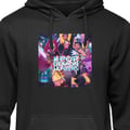 Miniatyrbilde 1 av 8: Barnehettegenser Kpop Demon Hunters Full Team Battle Idols Magic Blades Cosmic Glow Svart 5-6 År