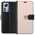 Miniatyrbillede 1 af 3: Kompatibel Tegnebogsetui til Xiaomi 12 Pro Hjerte