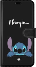 Miniatyrbild 3 av 3: Kompatibelt Plånboksfodral till Samsung Galaxy S21+ 5G Stitch I Love You