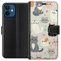 Miniatyrbilde 1 av 3: Kompatibelt Lommeboketui til Apple iPhone 12 Katter