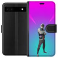 Pikkukuva 1 / 3: Yhteensopiva Lompakkokotelo Google Pixel 6a musta ritari fortnite