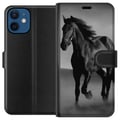 Miniatyrbilde 1 av 3: Kompatibelt Lommeboketui til Apple iPhone 12 Mørk Hest