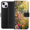 Pikkukuva 1 / 3: Yhteensopiva Lompakkokotelo Apple iPhone 14 Kukkiva puutarha