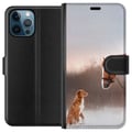 Miniatyrbilde 1 av 3: Kompatibelt Lommeboketui til Apple iPhone 12 Pro Hest & Hund