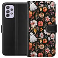 Miniatyrbilde 1 av 3: Kompatibelt Lommeboketui til Samsung Galaxy A52s 5G Halloween Gresskar Spøkelsesdrakt Maske