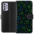 Miniatyrbillede 1 af 3: Kompatibel Tegnebogsetui til Samsung Galaxy A52s 5G Minecraft Dungeons Mob