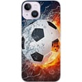 Miniatyrbild 1 av 3: Kompatibelt Mobilskal till Apple iPhone 14 Plus Fotboll Eld