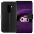 Miniatyrbillede 1 af 3: Kompatibel Tegnebogsetui til Samsung Galaxy S9+ Kuromi-inspireret figur i et lilla, fluffy fantasymiljø med mystisk kawaii-stemning