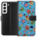 Miniatyrbillede 1 af 3: Kompatibel Tegnebogsetui til Samsung Galaxy S22 5G Nintendo Mario Switch-spilfigur