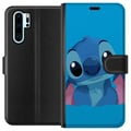 Miniatyrbillede 1 af 3: Kompatibel Tegnebogsetui til Huawei P30 Pro Stitch Blå