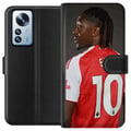 Pikkukuva 1 / 3: Yhteensopiva Lompakkokotelo Xiaomi 12 Pro Eberechi Eze -design – jalkapalloaihe numero 10 Arsenal-paidassa, juliste