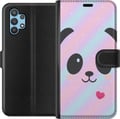 Pikkukuva 1 / 3: Yhteensopiva Lompakkokotelo Samsung Galaxy A32 5G Sateenkaari Panda