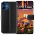 Pikkukuva 1 / 3: Yhteensopiva Lompakkokotelo Apple iPhone 12 mini Minecraft Pixel Lohkon Rakennuspeli