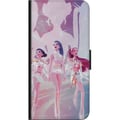 Miniatyrbillede 3 af 3: Kompatibel Tegnebogsetui til Motorola Moto G9 Play K-Pop Demon Hunters sølvidoltrio – futuristisk K-pop-inspireret gruppedesign med glitrende scenetø