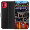 Miniatyrbillede 1 af 3: Kompatibel Tegnebogsetui til Apple iPhone 11 Minecraft