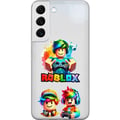 Miniatyrbilde 1 av 3: Kompatibelt Mobildeksel til Samsung Galaxy S22 5G Roblox Rainbow Gamer Design fargerik spillverden med karakterer i regnbuefarger fylt med glede og k