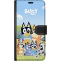 Pikkukuva 3 / 3: Yhteensopiva Lompakkokotelo Samsung Galaxy S23 Bluey puhelinkotelo koko perheen kanssa värikkäässä suunnittelussa