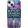 Miniatyrbilde 1 av 3: Kompatibelt Mobildeksel til Apple iPhone 14 Kpop Demon Hunters koreansk idolband plakat anime gaming fantasy tegnefilm retrostil fanart design