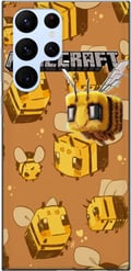 Miniatyrbild 1 av 3: Kompatibelt Mobilskal till Samsung Galaxy S22 Ultra 5G Minecraft Bi