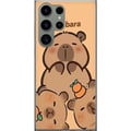 Miniatyrbild 1 av 3: Kompatibelt Mobilskal till Samsung Galaxy S23 Ultra Capybara kawaii söt figur samlarobjekt