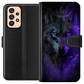 Pikkukuva 1 / 3: Yhteensopiva Lompakkokotelo Samsung Galaxy A33 5G Susihukka Violetti