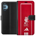Miniatyrbilde 1 av 3: Kompatibelt Lommeboketui til Samsung Galaxy A32 5G Juventus fotball Cristiano Ronaldo svart hvit rosa klubbdesign