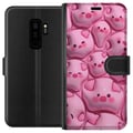 Miniatyrbillede 1 af 3: Kompatibel Tegnebogsetui til Samsung Galaxy S9+ Boblende Grise