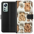 Pikkukuva 1 / 3: Yhteensopiva Lompakkokotelo Xiaomi 12 Kuplivat Karhut
