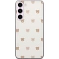 Pikkukuva 1 / 3: Yhteensopiva Puhelinkuori Samsung Galaxy S23+ Teddy-tausta - söpöt teddykarhut pehmeällä taustalla
