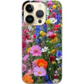 Miniatyrbild 1 av 3: Kompatibelt Mobilskal till Apple iPhone 14 Pro Blommigt mobilskal med somrig äng och naturmotiv