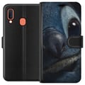 Miniatyrbillede 1 af 2: Kompatibel Tegnebogsetui til Samsung Galaxy A20e Stitch Disney Lilo Sød Karakter