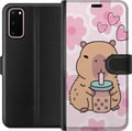 Miniatyrbilde 1 av 3: Kompatibelt Lommeboketui til Samsung Galaxy S20 Kawaii Capybara Hjerteanime Stil Søt Design Dyretema TikTok Populær Gave Jente