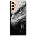 Miniatyrbilde 1 av 3: Kompatibelt Mobildeksel til Samsung Galaxy A23 Ørn portrett realistisk nærbilde kraftfull ørn fugl dyremotiv sterk dyrelivillustrasjon naturplakat