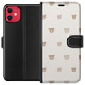 Miniatyrbilde 1 av 3: Kompatibelt Lommeboketui til Apple iPhone 11 Teddybakgrunn - søte teddybjørner mot en myk bakgrunn