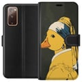 Miniatyrbild 1 av 3: Kompatibelt Plånboksfodral till Samsung Galaxy S20 FE Stylish Duck