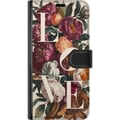 Pikkukuva 3 / 3: Yhteensopiva Lompakkokotelo Samsung Galaxy S23+ Love-kukkakuvio pioneilla vintage-tyyliin, romanttinen ja lämmin design sinulle, joka rakastat klassi