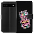 Pikkukuva 1 / 3: Yhteensopiva Lompakkokotelo Google Pixel 6a Youre My Soda Pop kawaii pastelli sateenkaari sydämet kimalteleva design