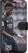 Miniatyrbilde 3 av 3: Kompatibelt Lommeboketui til Sony Xperia 10 IV Vinicius Junior, brasiliansk fotballstjerne